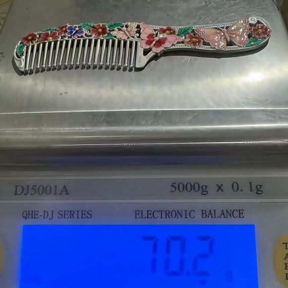 999 Fine Silver Comb: 70.2g of Gentle Care main image 5
